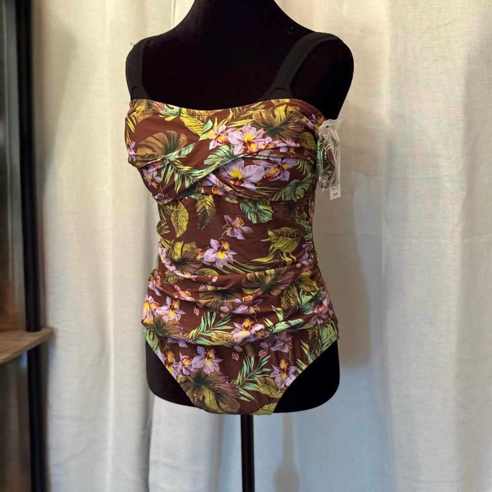 Shade & Shore one-piece Swimsuit sz 12-14. NWT